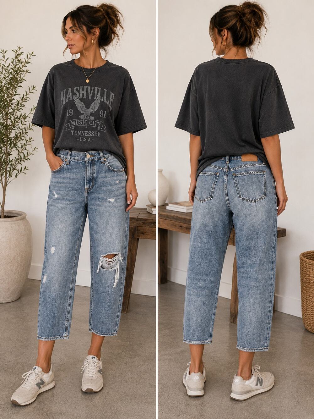 Pistola Cropped Ankle Straight Leg Jeans Size 27